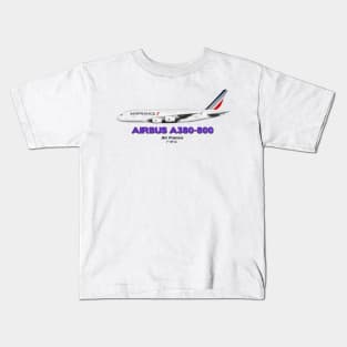 Airbus A380-800 - Air France Kids T-Shirt